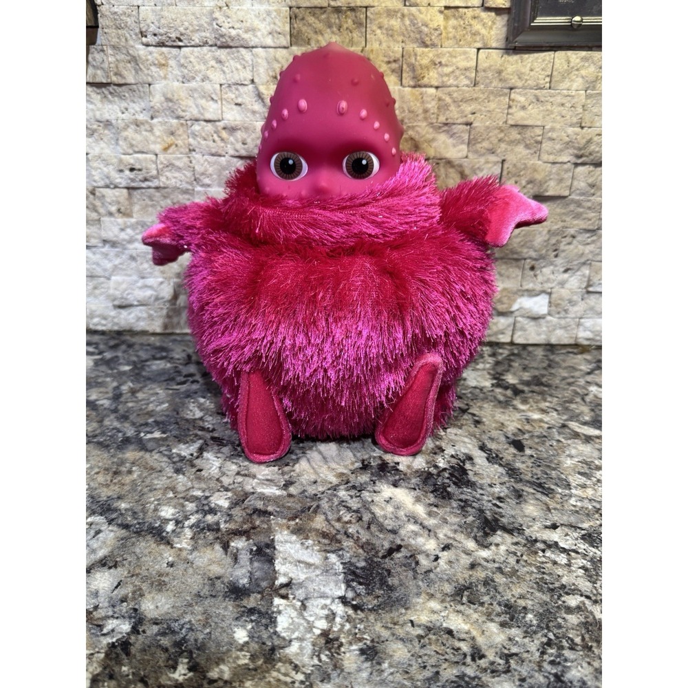 2004 Playskool Ragdolls Boohbah Silly Sounds Jingbah Plush Hot Pink With Sound